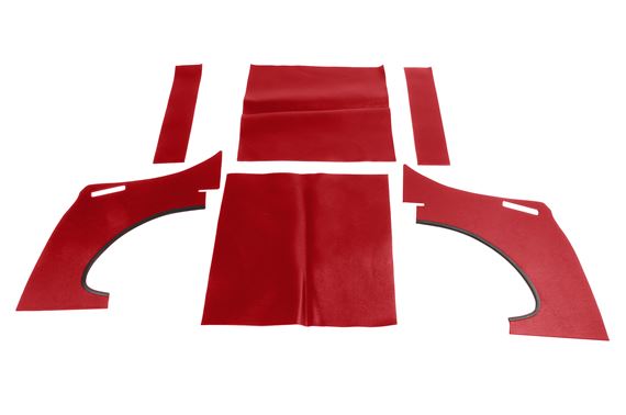 Wheel Arch and 1/4 Panel Trim Kit - Smooth Stag Grain - Red - RL1459RED